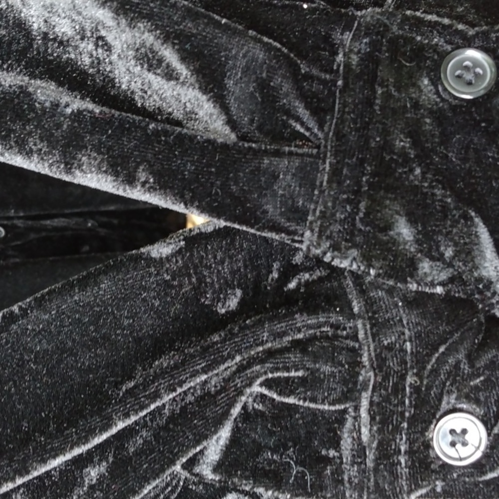 Slinky Velvet Button Down Top NWOT Sz.2X - Picture 4 of 6